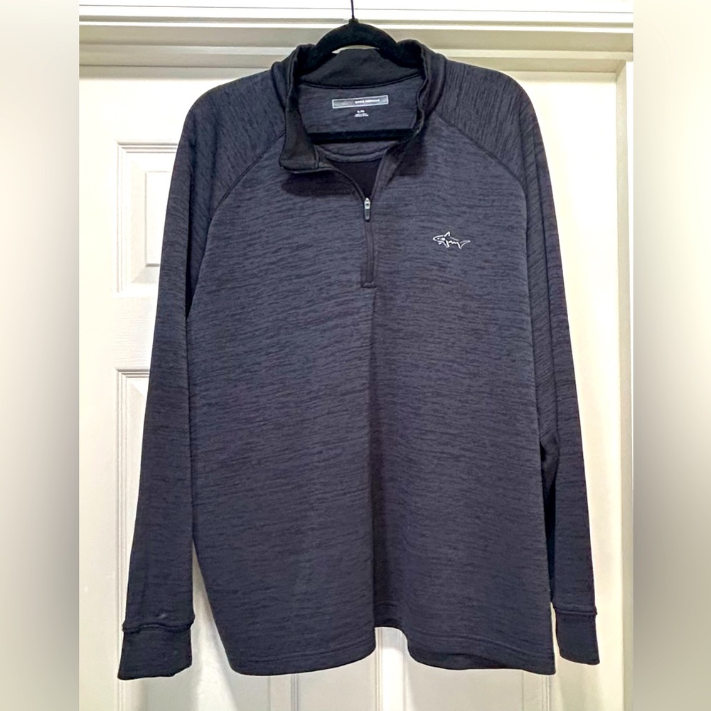 EUC Greg Norman Charcoal Grey Quarter-Zip Pullover Size XL